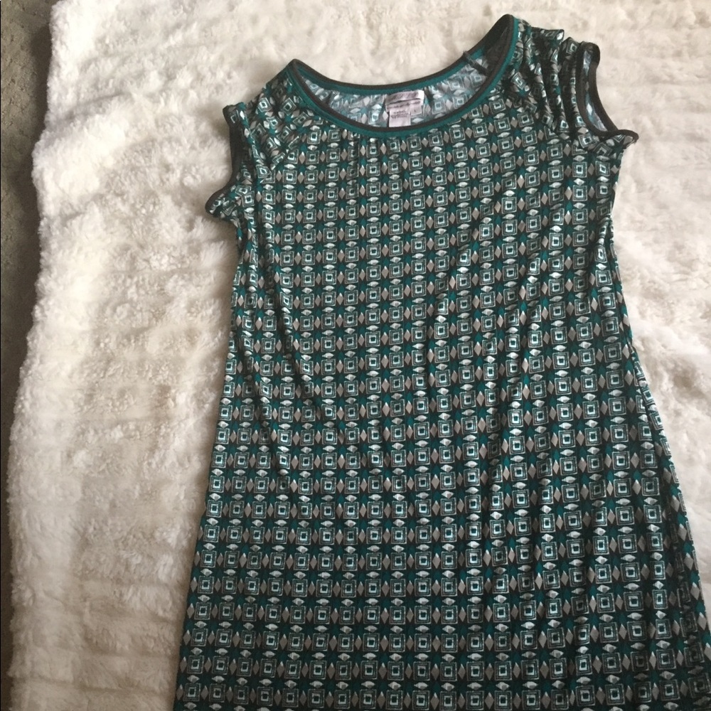 M.S.S.P green geometric dress size L